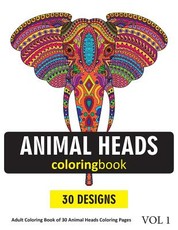 Animal Heads Coloring Book