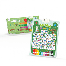 Yes For Skills lavinamasis lietuviškai kalbantis plakatas „Abėcėlė“