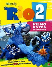 RIO 2. Filmo knyga su lipdukais