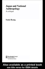 Japan and National Anthropology: A Critique