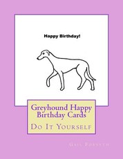 Greyhound Happy Birthday Cards