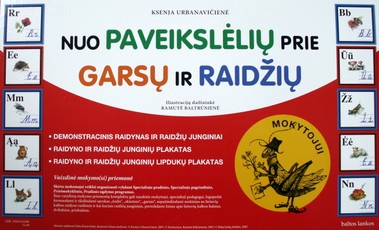 Nuo paveikslėlių prie garsų ir raidžių: Mokytojui skirta mokymo priemonė
