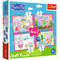 TREFL PEPPA PIG 4 dėlionių rinkinys „Kiaulytė Pepa“