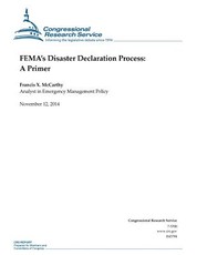 FEMA's Disaster Declaration Process