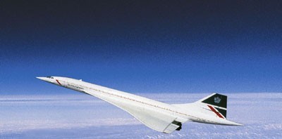 Plastikinis lėktuvo modelis Concorde "British Airways"