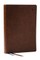 Net Bible, Large Print Thinline with Cross References, Brown Leathersoft, Comfort Print, (Thumb Indexed)