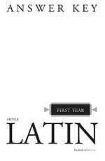 Henle Latin First Year Answer Key