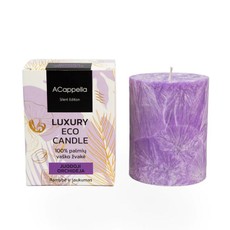 Rankų darbo 100% palmių vaško kvapni žvakė, „Juodoji orchidėja“, 10 cm Rankų darbo 100% palmių vaško kvapni žvakė, „Juodoji orchidėja“, 10 cm