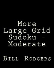 More Large Grid Sudoku - Moderate