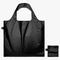 LOQI pirkinių krepšys „METALLIC Black Matt Bag“