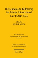 The Lindemann Fellowship for Private International Law Papers 2025
