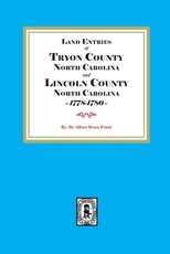 Tryon and Lincoln Counties, North Carolina Land Entries, 1778-1780