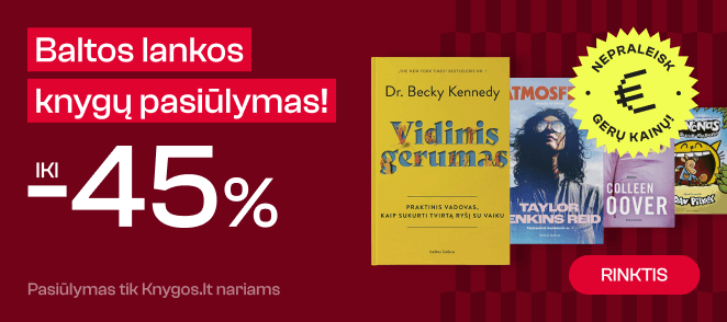 Leidyklos BALTOS LANKOS knygoms iki -45%!