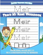 Meir Letter Tracing for Kids Trace my Name Workbook