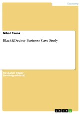 Black&Decker Business Case Study