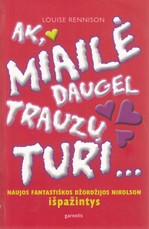 Ak, miailė daugel trauzų turi...