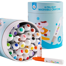 Nuplaunamos šilkinės kreidelės JARMELO, 24 vnt.