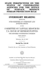 State perspectives on the status of cooperating agencies for the Office of Surface Mining's stream protection rule