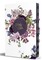 KJV Holy Bible, Large Print, Handy Size Format, Hardcover, Purple Flower, Page Edge Design, Thumb Index, Ribbon Marker, and Red Letter