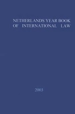 Netherlands Yearbook of International Law: Volume 33, 2002