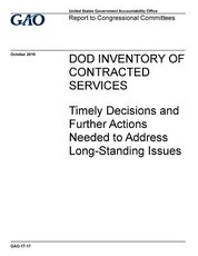 DOD inventory of contracted services, timely decisions and further actions needed to address long-standing issues