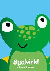 Spalvink ir lipink lipdukus. Varlė