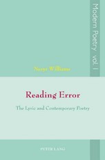 Reading Error; The Lyric and Contemporary Poetry