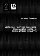 Viešosios politikos pagrindai: savarankiško darbo ir savikontrolės užduotys