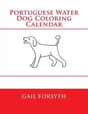 Portuguese Water Dog Coloring Calendar