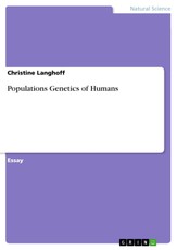 Populations Genetics of Humans