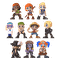 ONE PIECE Mini figūrėlė,  5 cm