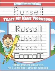 Russell Letter Tracing for Kids Trace my Name Workbook