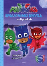 PJMASKS. Spalvinimo knyga