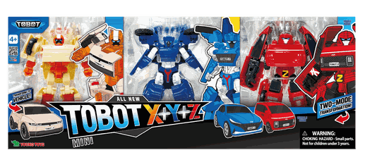 TOBOT Figūrėlių rinkinys Tobot X+Y+Z Mini, 11-13 cm