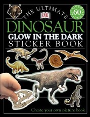 Ultimate Sticker Book: Glow in the Dark: Dinosaur