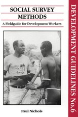 Social Survey Methods A Fieldguide for Development Workers