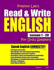 Preston Lee's Read & Write English Lesson 1 - 20 For Urdu Speakers