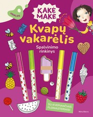 Kakė Makė. Kvapų vakarėlis. Spalvinimo rinkinys