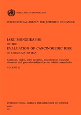 Cadmium, Nickel, Some Epoxides, Miscellaneous Industrial Chemicals and General Considerations on Volatile Anaesthetics