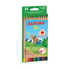 Pieštukai spalvoti ALPINO TRI 12sp