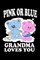 Pink Or Blue Grandma Loves You