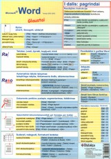 Microsoft® Word glaustai