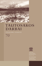 Tautosakos darbai T. 70