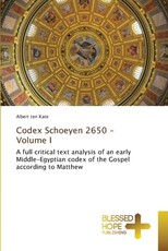 Codex Schoeyen - Volume I