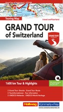 Hallwag Strassenkarte Grand Tour of Switzerland Map 1:275.000