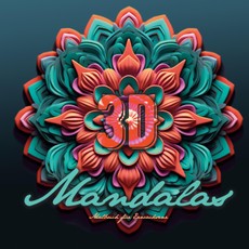 Publishing, M: 3D Mandalas Coloring Book for Adults