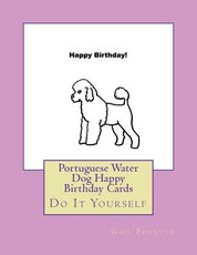 Portuguese Water Dog Happy Birthday Cards