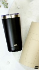 Termosinis puodelis. Juodas. 350 ml