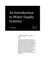 An Introduction to Water Supply Systems