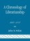 A Chronology of Librarianship, 1960-2000